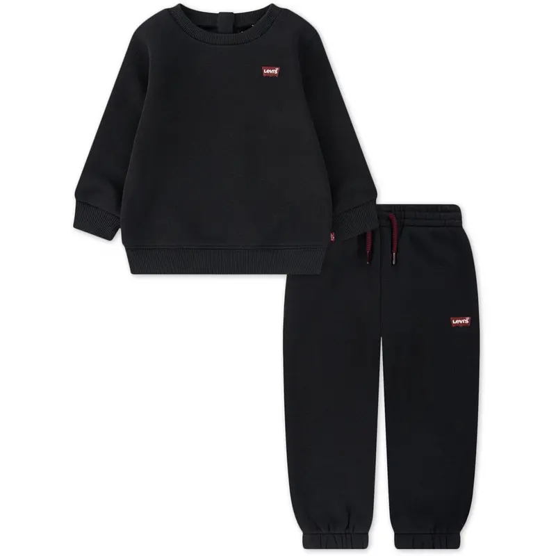 Levi's Jet Black Hoodie & Jogger Set 1
