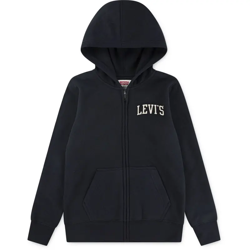 Levi's Jet Black Legendary Full Zip Hoodie 1