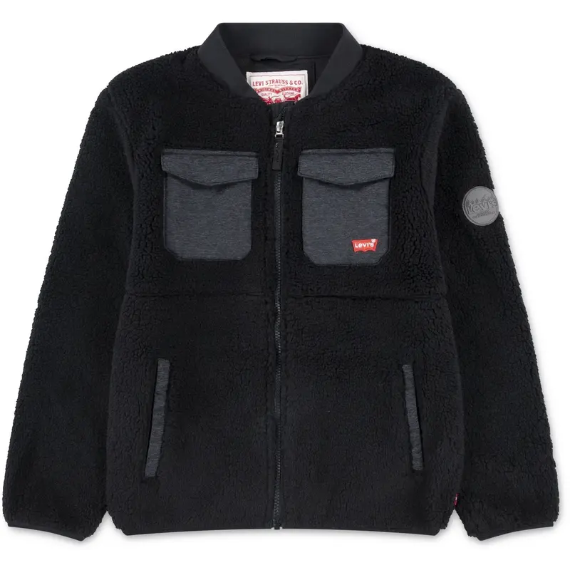 Levi's Jet Black Utility Sherpa Jacket 1