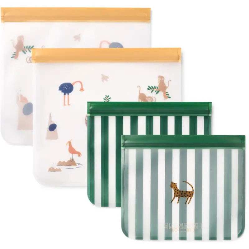 Liewood All Together / Sandy Rebus Reusable Food Bags 4-Pack 1