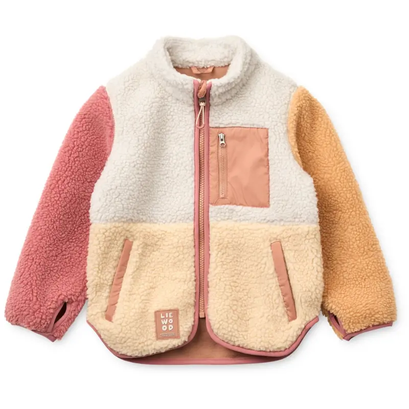 Liewood Apple Blossom Multi Mix Nolan Pile Jacket 1
