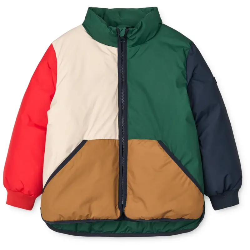 Liewood Apple Red Multi Mix Brantley Jacket 1