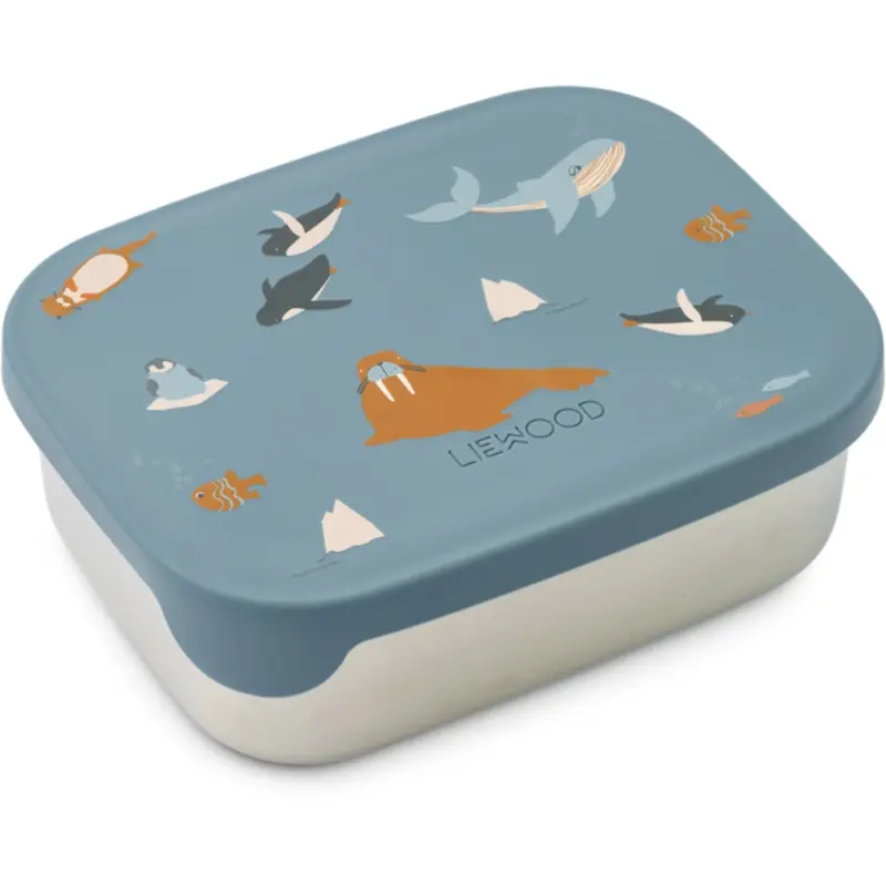 Liewood Arctic Sea / Ocean View Arthur Printed Lunchbox 1