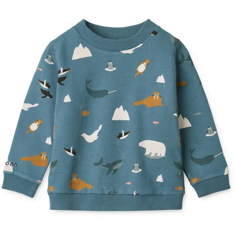 Liewood Arctic Sea / Ocean View Thora Printed Sweatshirt 1