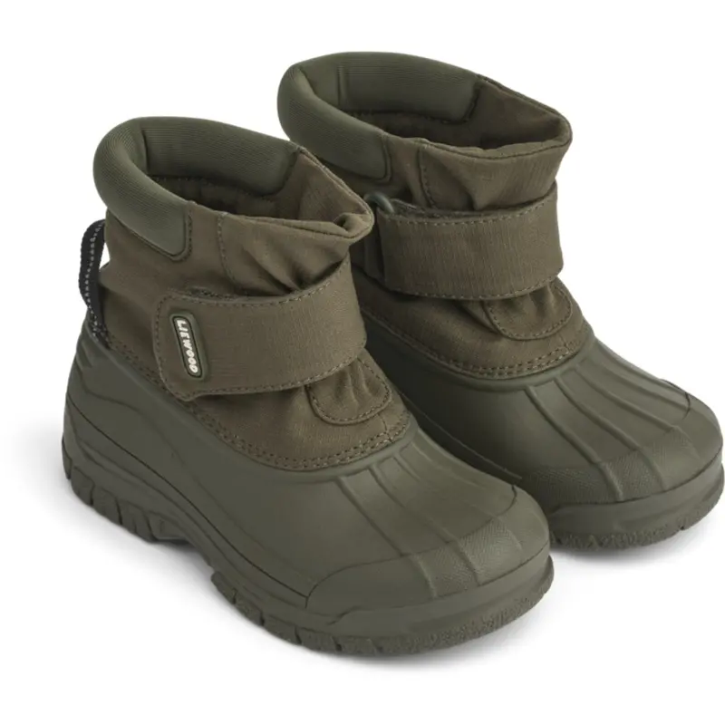 Liewood Army Brown Becca Winter Boot 1