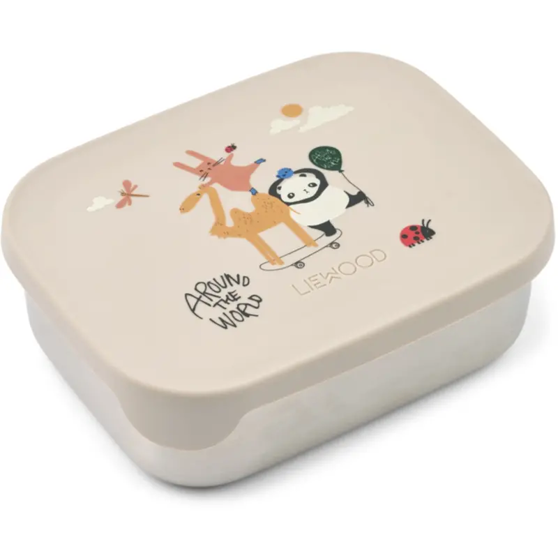 Liewood Around The World / Sandy Arthur Printed Lunchbox 1