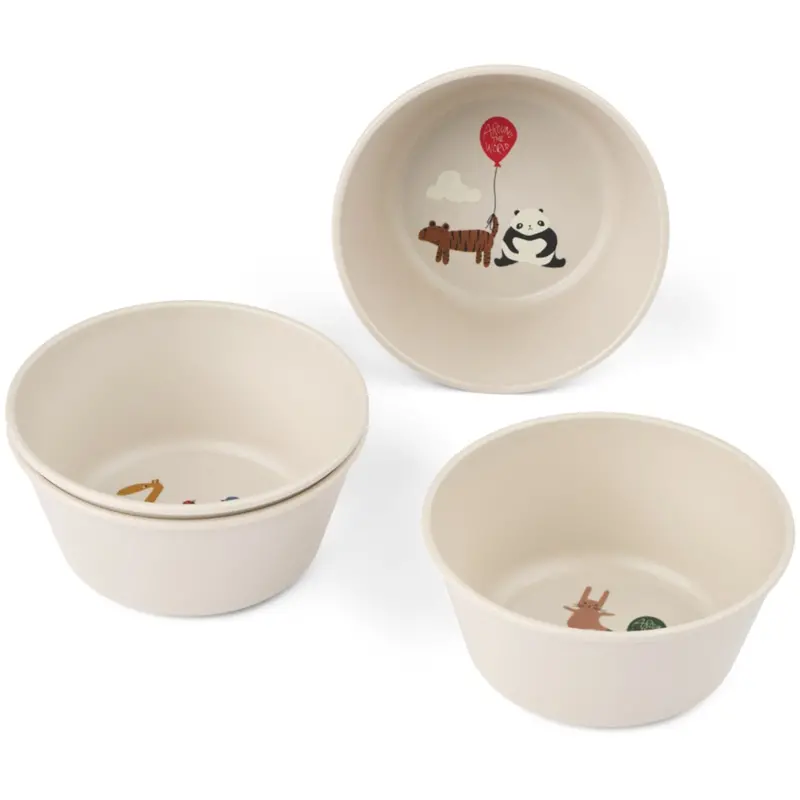 Liewood Around The World / Sandy Cees Bowl 4-Pack 1