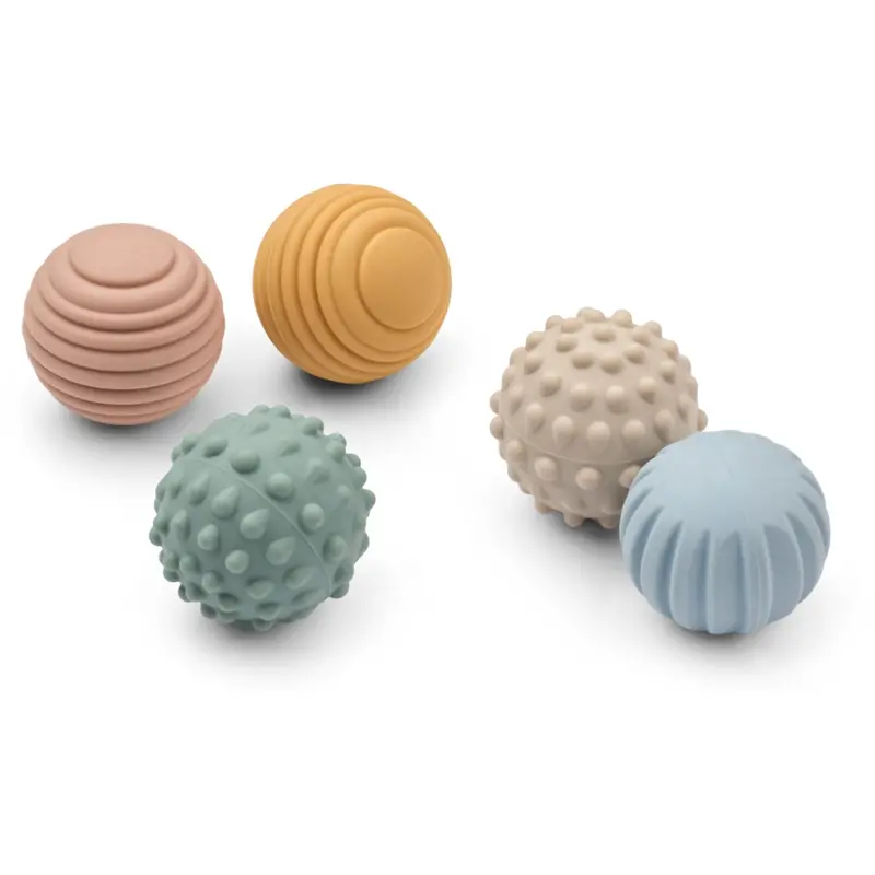 Liewood Beach Blue / Multi Mix Dorian Baby Sensory Balls 1