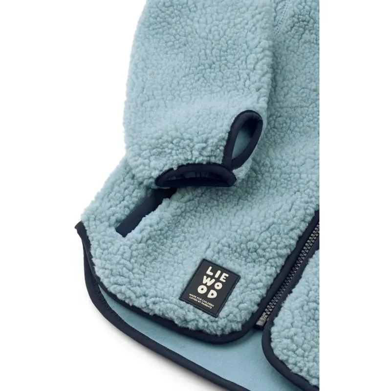 Liewood Beach Blue Nolan Pile Jacket 2