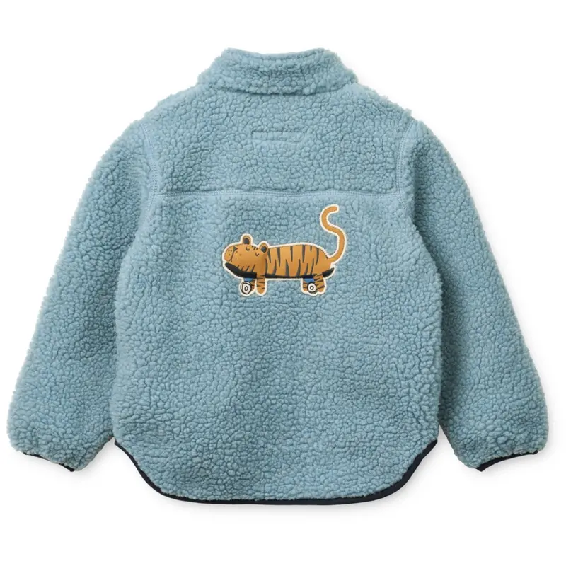 Liewood Beach Blue Nolan Pile Jacket 4