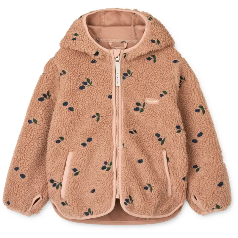 Liewood Berry / Pale Tuscany / Embroidery Mara Pile Jacket 1