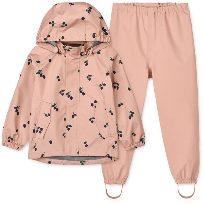Liewood Berry / Pale Tuscany Pedia Rainwear Set 1