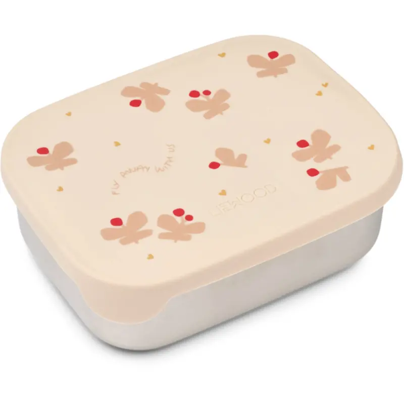 Liewood Butterfly / Apple Blossom Arthur Printed Lunchbox 1