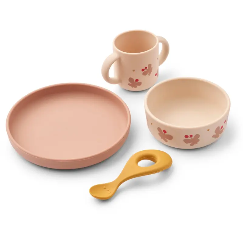 Liewood Butterfly / Apple Blossom Vivi Printed Tableware Set 1