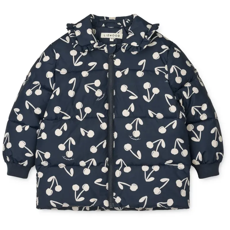 Liewood Cherry Blossom / Classic Navy Anemone Long Jacket 1