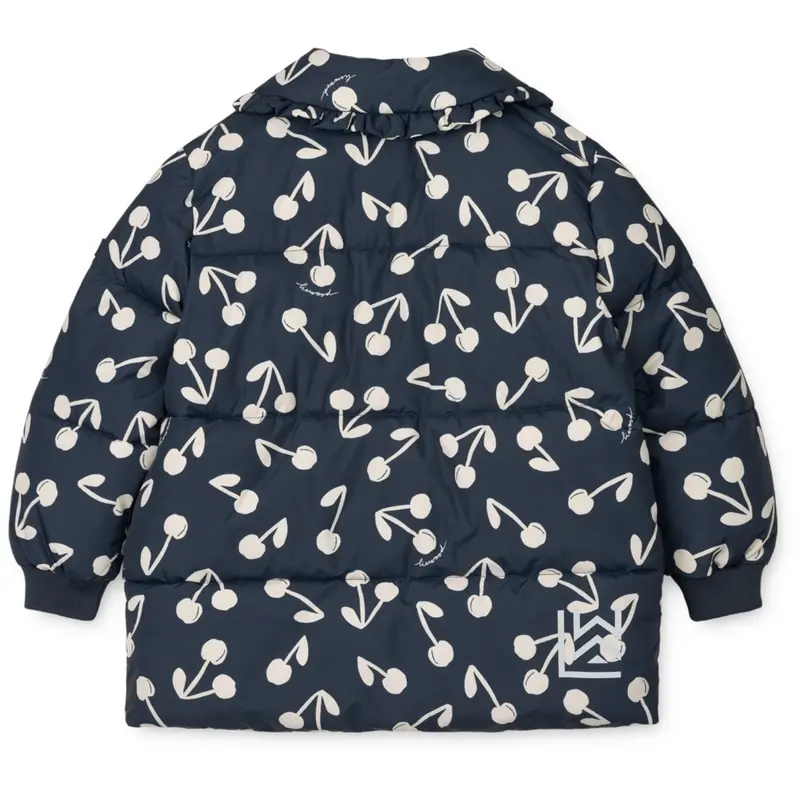 Liewood Cherry Blossom / Classic Navy Anemone Long Jacket 8