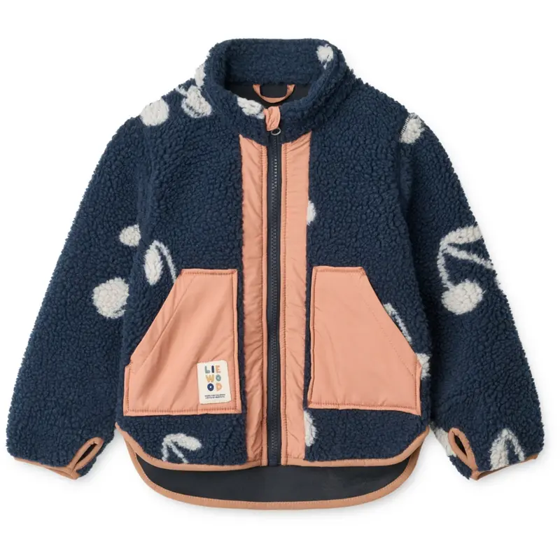 Liewood Cherry Blossom / Classic Navy Noam Pile Jacket 1