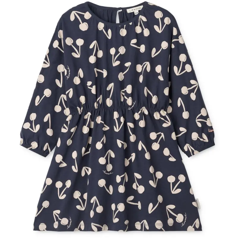 Liewood Cherry Blossom / Classic Navy Sadia Printed Dress 1