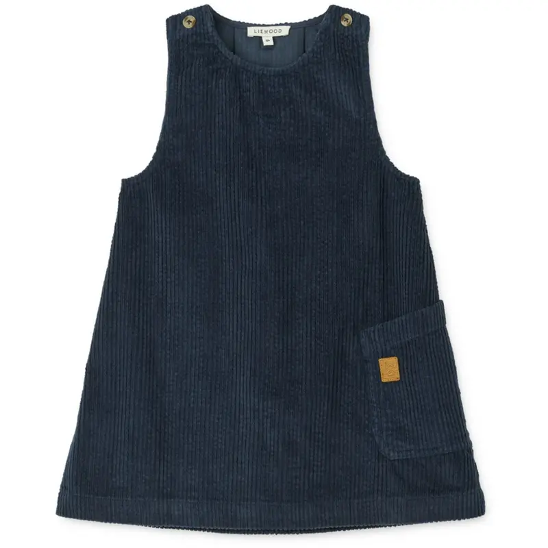 Liewood Classic Navy Annamay Corduroy Dress 1