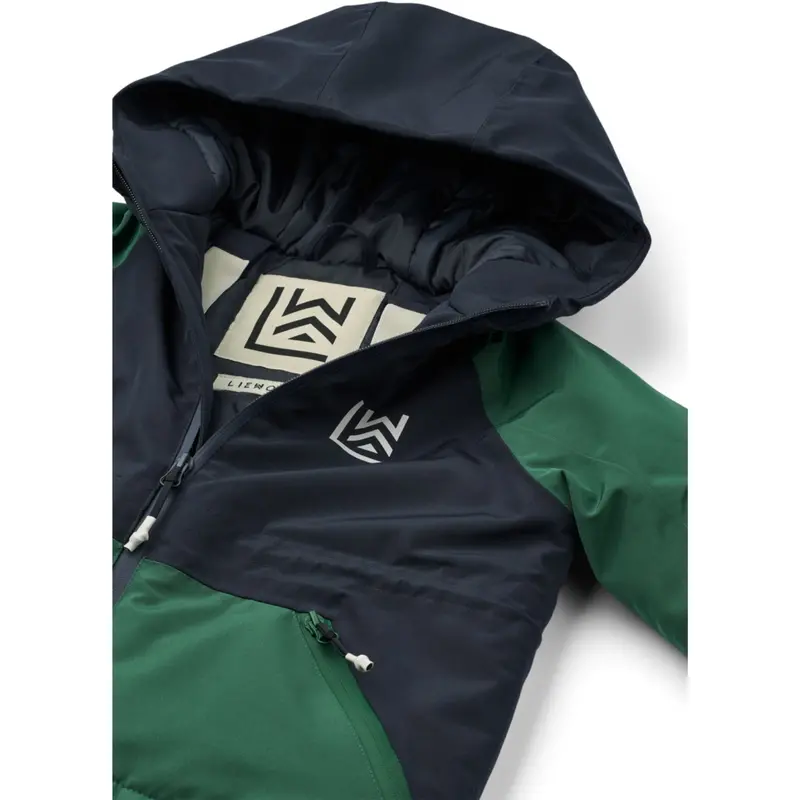 Liewood Classic Navy / Garden Green Kalle Jacket 2