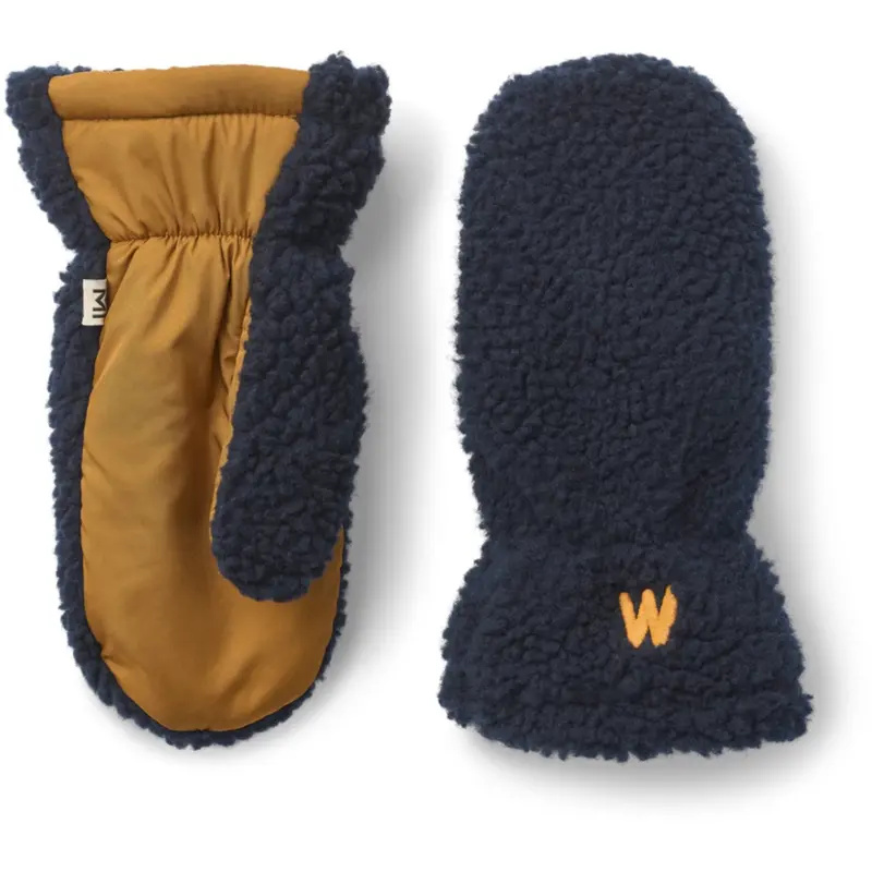 Liewood Classic Navy Multi Mix Grethe Pile Gloves 1