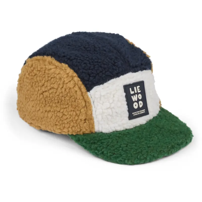 Liewood Classic Navy Multi Mix Rory Pile Cap 1