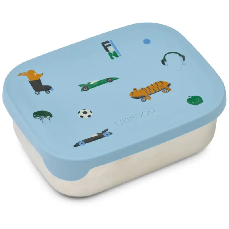 Liewood Fun / Beach Blue Arthur Printed Lunchbox 1