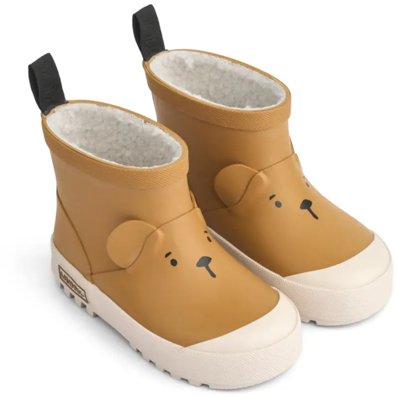 Liewood Golden Caramel Jesse Bear Thermo Rainboot 1