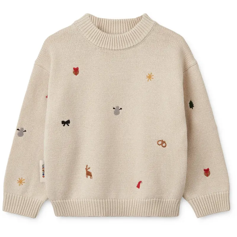 Liewood Holiday / Sandy Orlane Embroidery Knit Jumper 1