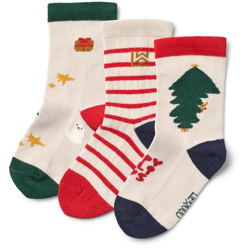 Liewood Holiday / Sandy Silas Socks 3-Pack 1
