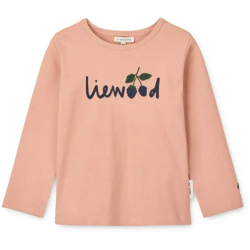 Liewood Liewood Berry / Pale Tuscany Apia Placement Longsleeve T-Shirt 1
