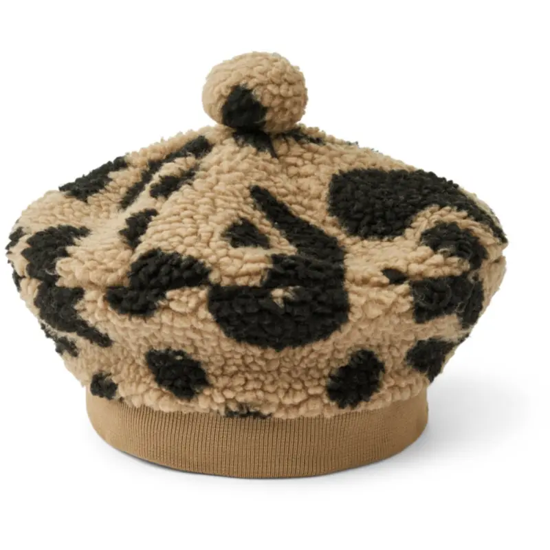 Liewood Mega Leo / Oat Mix Poplar Pile Beret Hat 1