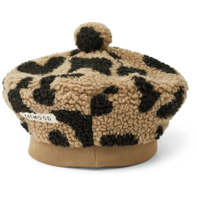 Liewood Mega Leo / Oat Mix Poplar Pile Beret Hat 5