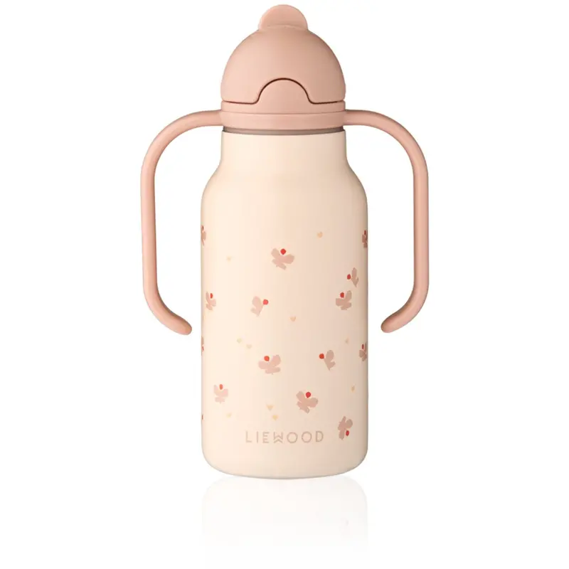 Liewood Mini Butterfly / Apple Blossom Kimmie Water Bottle 250 Ml 1