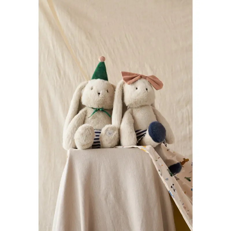 Liewood Mist / Blue Stripe Mix Bertrand Rabbit Celebration Teddy 2