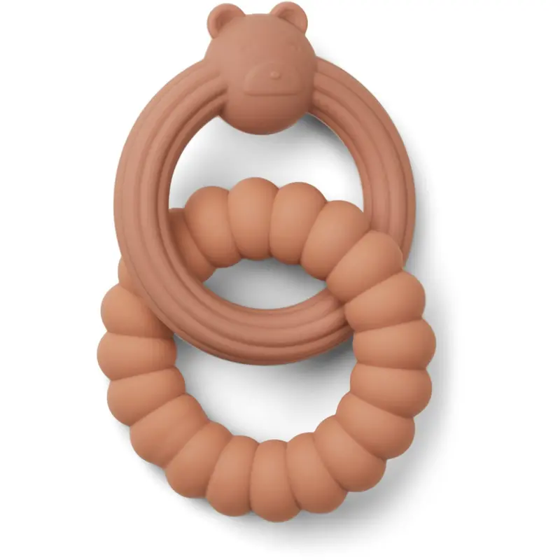 Liewood Mr Bear Rose Mix Herbert Mr. Bear Teether 1