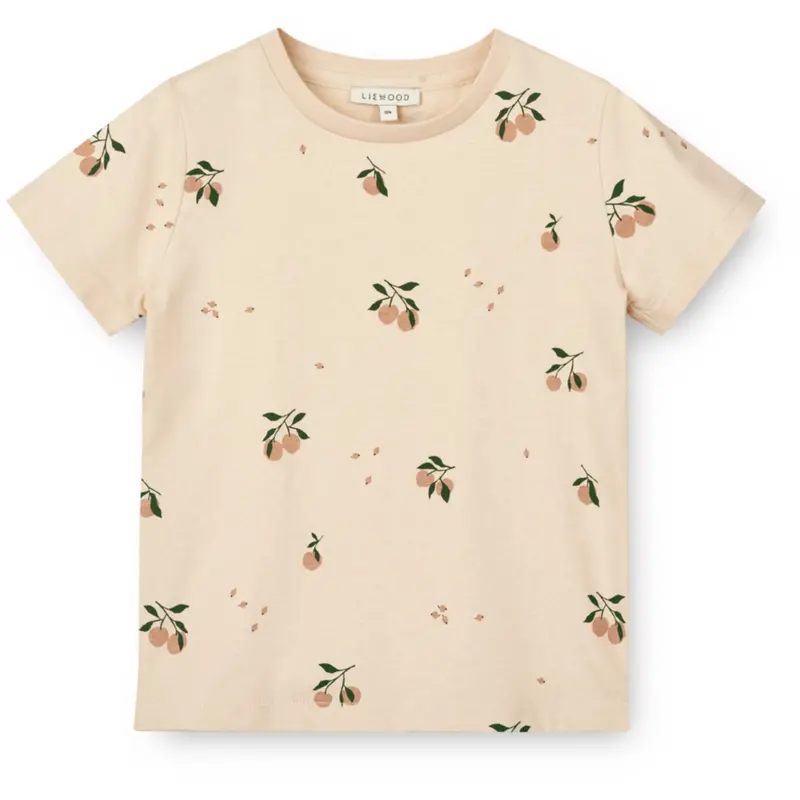 Liewood Peach / Sea Shell Apia Printed Shortsleeve T-Shirt 1