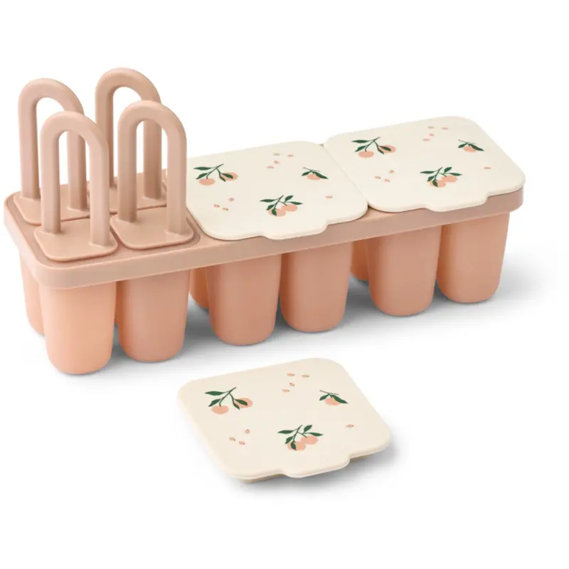 Liewood Peach / Sea Shell Kaimen Food & Ice Pop Tray 1
