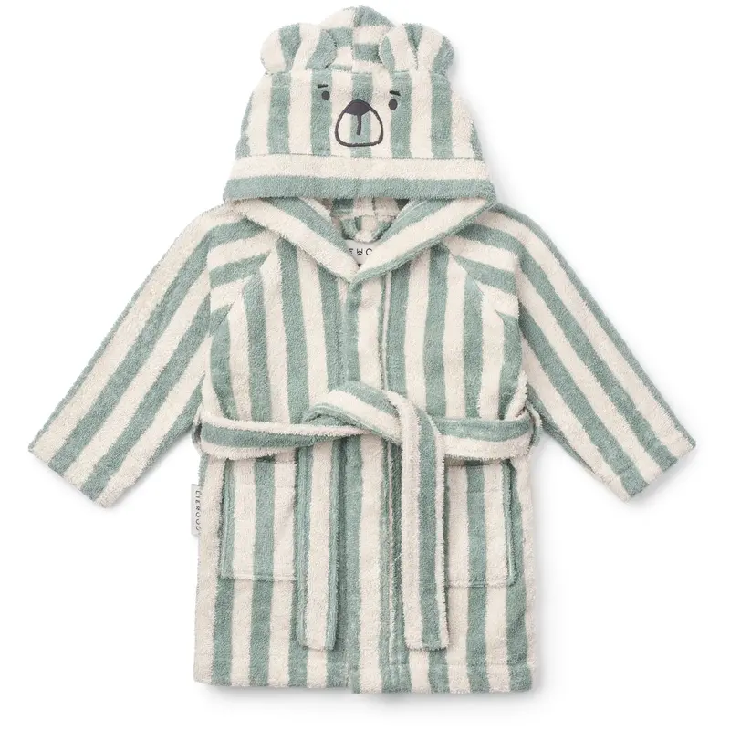 Liewood Peppermint / Creme De La Creme Lily Bathrobe 1