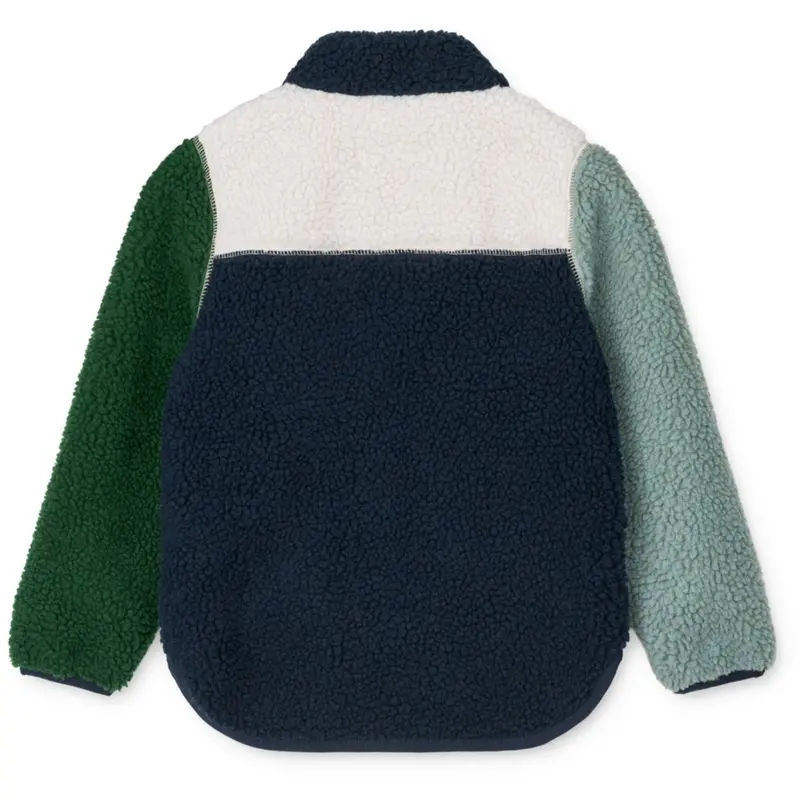 Liewood Peppermint Multi Mix Nolan Pile Jacket 4