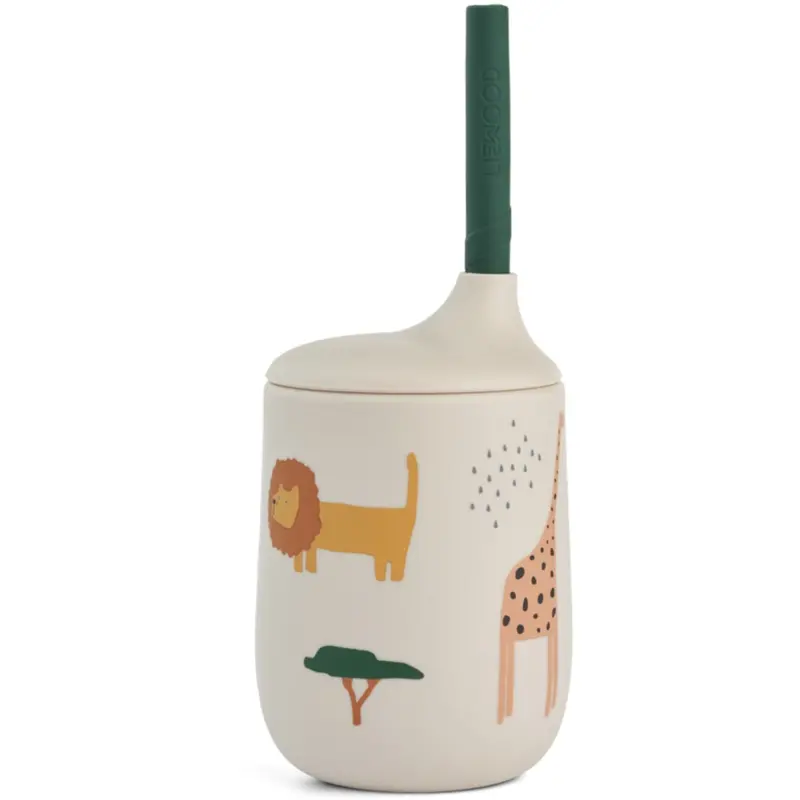 Liewood Safari Sandy Mix Ellis Printed Sippy Cup 230Ml 1