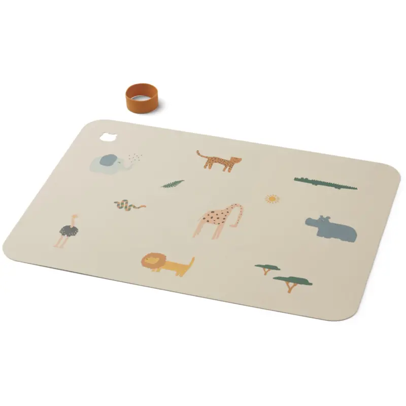 Liewood Safari Sandy Mix Jude Printed Placemat 1
