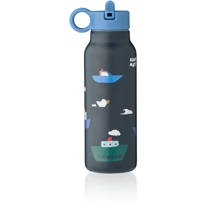 Liewood Sailing / Classic Navy Falk Water Bottle 350 Ml 1