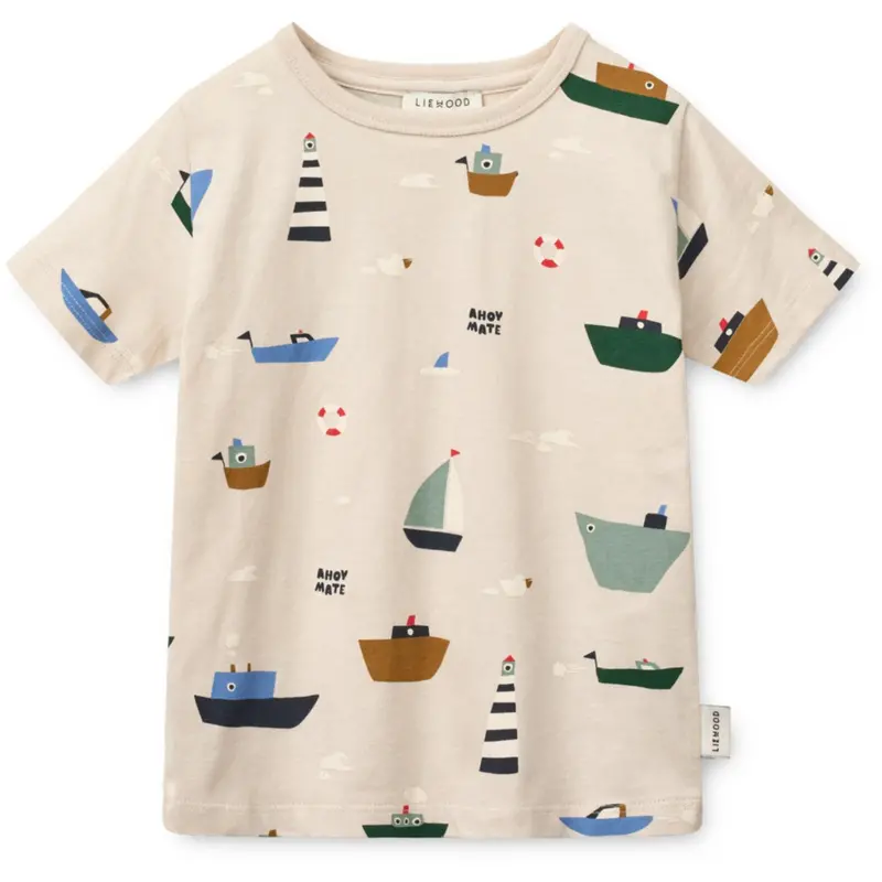Liewood Sailing / Sandy Apia Printed Shortsleeve T-Shirt 1
