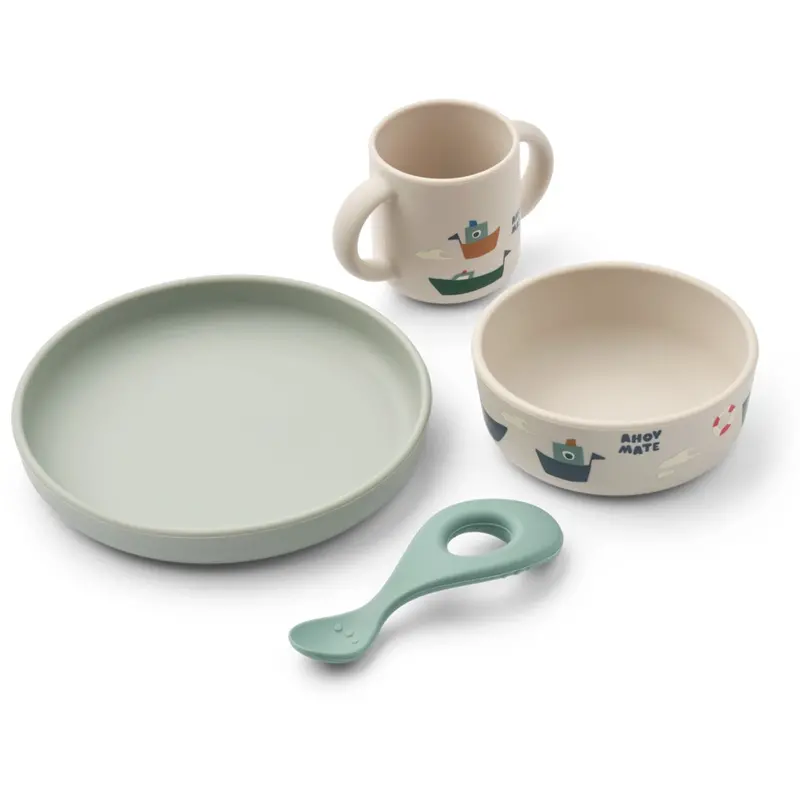 Liewood Sailing / Sandy Vivi Printed Tableware Set 1