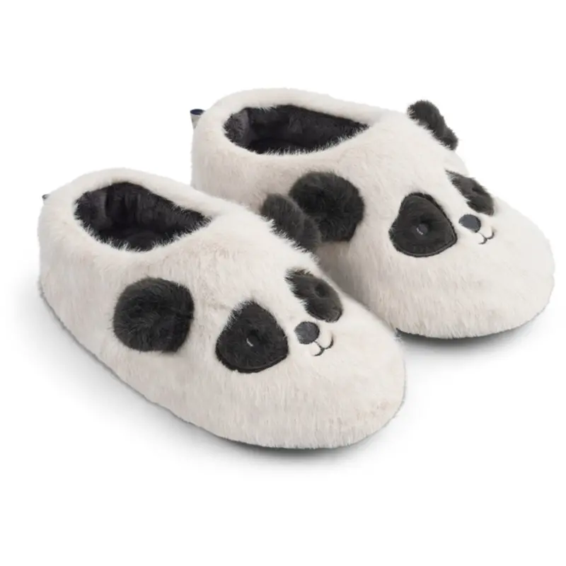 Liewood Sandy / Dark Grey Aviaja Panda Slippers 1