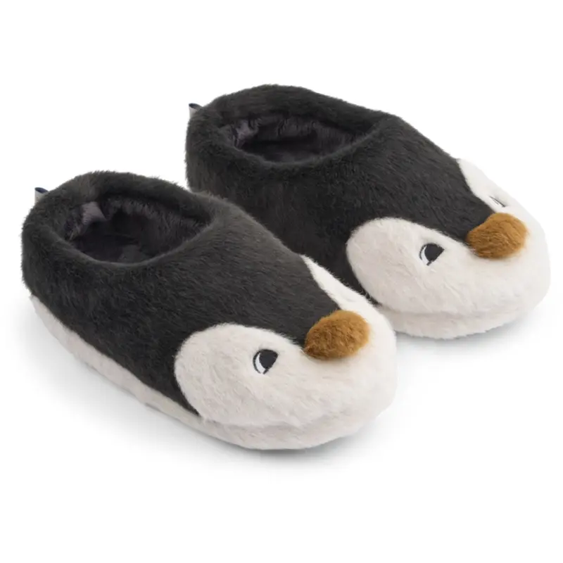 Liewood Sandy / Dark Grey Aviaja Penguin Slippers 1