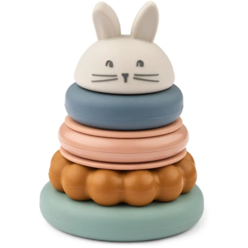 Liewood Sandy Multi Mix Donata Silicone Stacking Tower 1