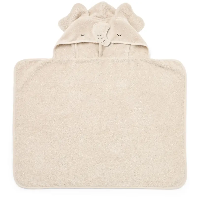 Liewood Sandy Vilas Elephant Baby Hooded Towel 1