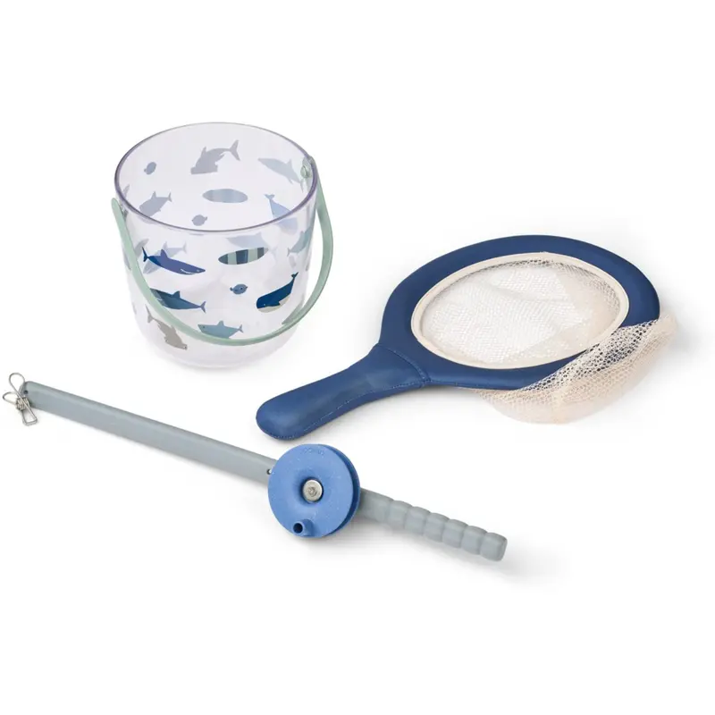 Liewood Shark / Dove Blue Cora Crab Fishing Set W Net 1
